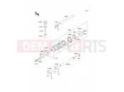 KAWASAKI EL250 (EL250-E2) Gear Change Drum/Shift Fork(s)