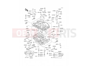 Crankcase - Kawasaki KLE500 (KLE500-A2) 1992