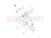 Rear Hub - Kawasaki KLE500 (KLE500-A2) 1992