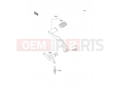 Brake Pedal - Kawasaki KLE500 (KLE500-A2) 1992