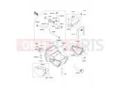 Air Cleaner - Kawasaki GPZ500S (EX500-E3) 1996