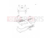 Decals(Green) - Kawasaki GPZ500S (EX500-E3) 1996