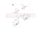 KAWASAKI KMX125 (KMX125-A11) Footrests