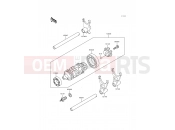 KAWASAKI NINJA ZX-9R (ZX900-D1) Gear Change Drum/Shift Fork(s)