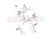 KAWASAKI NINJA ZX-9R (ZX900-D1) Footrests