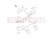 KAWASAKI D-TRACKER (KLX250-J2) Footrests