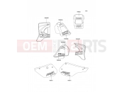 KAWASAKI KMX125 (KMX125-B10) Decals(Blue)