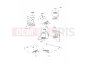 KAWASAKI KMX125 (KMX125-B10) Decals(Ebony)