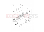 KAWASAKI NINJA ZX-6R (ZX600-G2) Gear Change Drum/Shift Fork(s)