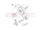 KAWASAKI NINJA ZX-6R (ZX600-G2) Rear Hub