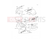 KAWASAKI NINJA ZX-6R (ZX600-H2) Decals(Gray/Gray)