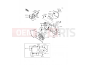 KAWASAKI VN1500 CLASSIC TOURER (VN1500-H2) Right Engine Cover(s)
