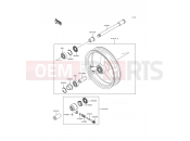 KAWASAKI ZXR400 (ZX400-L9) Front Hub