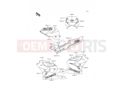 KAWASAKI ZXR400 (ZX400-L9) Decals(Green/White)