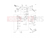 KAWASAKI ZZ-R1100 (ZX1100-D7) Rear Master Cylinder