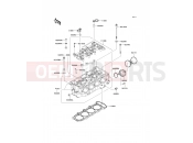 KAWASAKI NINJA ZX-6RR (ZX600-K1H) Cylinder Head