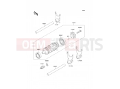 KAWASAKI NINJA ZX-6RR (ZX600-K1H) Gear Change Drum/Shift Fork(s)