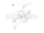 KAWASAKI NINJA ZX-6RR (ZX600-K1H) Front Hub