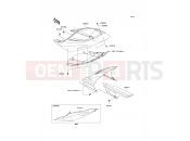 KAWASAKI NINJA ZX-6RR (ZX600-K1H) Side Covers/Chain Cover