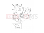 KAWASAKI NINJA ZX-6RR (ZX600-K1H) Cowling Lowers