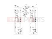 KAWASAKI 2009 Front Fork(-JKBZGT40AAA022218)