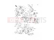 Footrests - Kawasaki ER-6f ABS (EX650D9F) 2009
