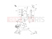Rear Master Cylinder - Kawasaki ER-6f ABS (EX650D9F) 2009