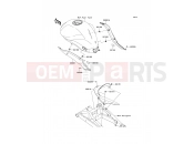 Side Covers/Chain Cover - Kawasaki ER-6f ABS (EX650D9F) 2009