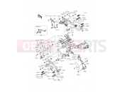 KAWASAKI 2012 Footrests