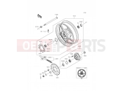KAWASAKI 2012 Rear Hub