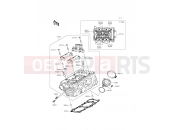 Cylinder Head - Kawasaki ER-6n (ER650ECF) 2012
