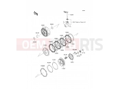 Clutch - Kawasaki D-TRACKER 125 (KLX125DDF) 2013