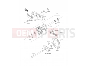 Rear Hub - Kawasaki D-TRACKER 125 (KLX125DDF) 2013