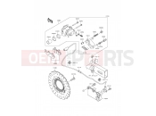 Rear Brake - Kawasaki NINJA 300 ABS (EX300BDF) 2013