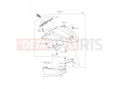 Accessory(Single Seat Cover) - Kawasaki NINJA 300 ABS (EX300BDF) 2013