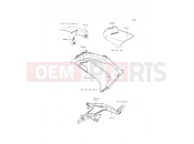KAWASAKI 2013 Decals(White)