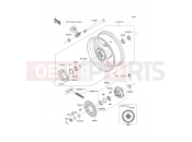 KAWASAKI NINJA ZX-10R (ZX1000JDF) Rear Hub