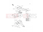 KAWASAKI NINJA ZX-10R (ZX1000JDF) Side Covers/Chain Cover