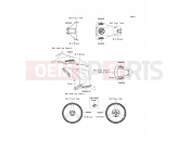 KAWASAKI NINJA ZX-10R (ZX1000JDF) Decals(Gray)