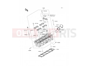 KAWASAKI Z1000SX (ZX1000GDF) Cylinder Head