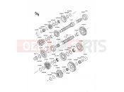 KAWASAKI Z1000SX (ZX1000GDF) Transmission