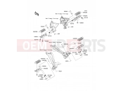 KAWASAKI Z1000SX (ZX1000GDF) Footrests