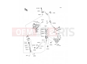 KAWASAKI Z1000SX (ZX1000GDF) Rear Master Cylinder