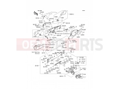 KAWASAKI Z1000SX (ZX1000GDF) Cowling(Upper)