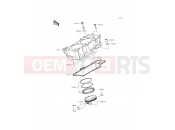 Cylinder/Piston(s) - Kawasaki ER-6f ABS (EX650FEF) 2014