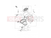 Air Cleaner - Kawasaki ER-6f ABS (EX650FEF) 2014