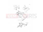 Decals(Gray) - Kawasaki ER-6f ABS (EX650FEF) 2014