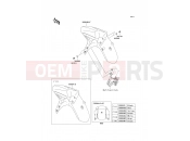 Front Fender(s) - Kawasaki VERSYS ABS (KLE650DEF) 2014