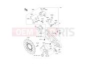 Rear Brake - Kawasaki VERSYS ABS (KLE650DEF) 2014