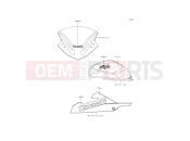 KAWASAKI 2015 Decals(White)